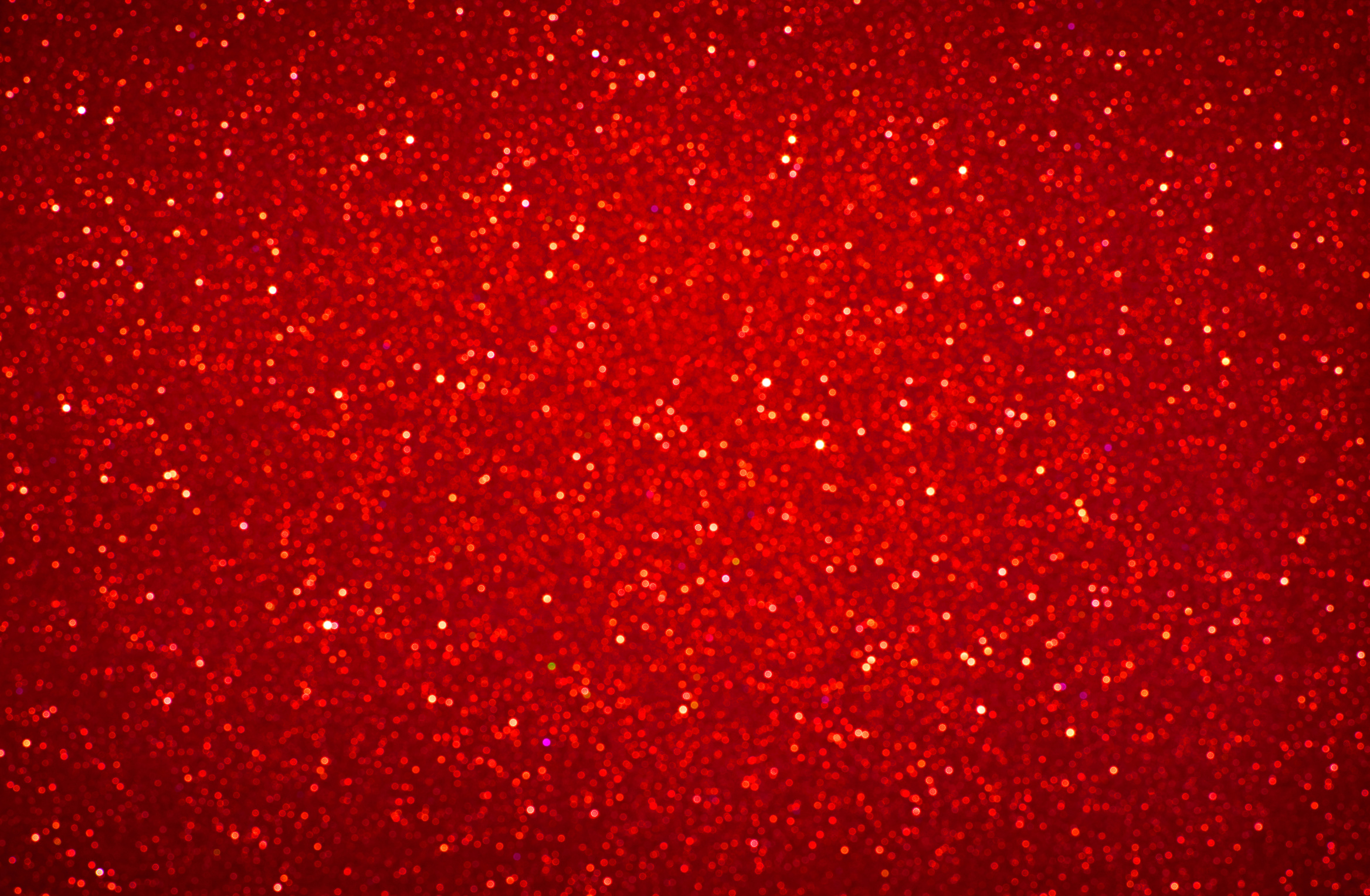 Defocused Red Glitter Background